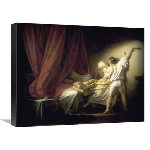 22 in. Lock Le Verrou Art Print - Jean Honore Fragonard