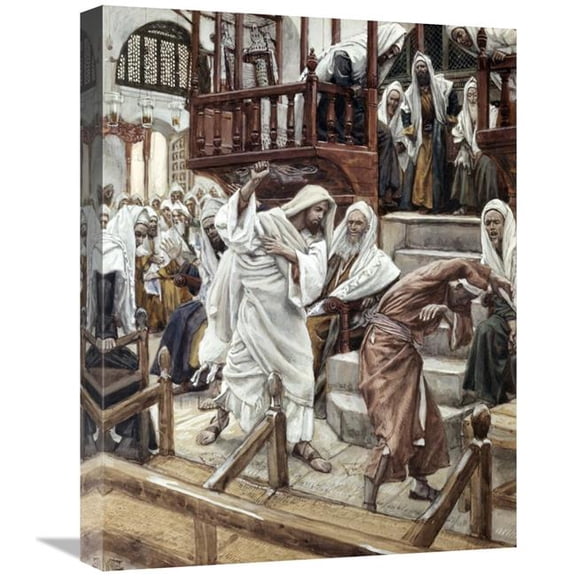22 in. Man Possessed of a Devil Art Print - James Tissot