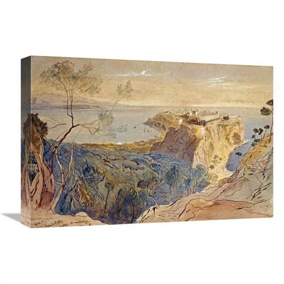 22 in. Monaco Art Print - Edward Lear