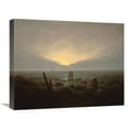 thumbnail image 1 of 22 in. Moonrise Over the Sea Art Print - Caspar David Friedrich, 1 of 1