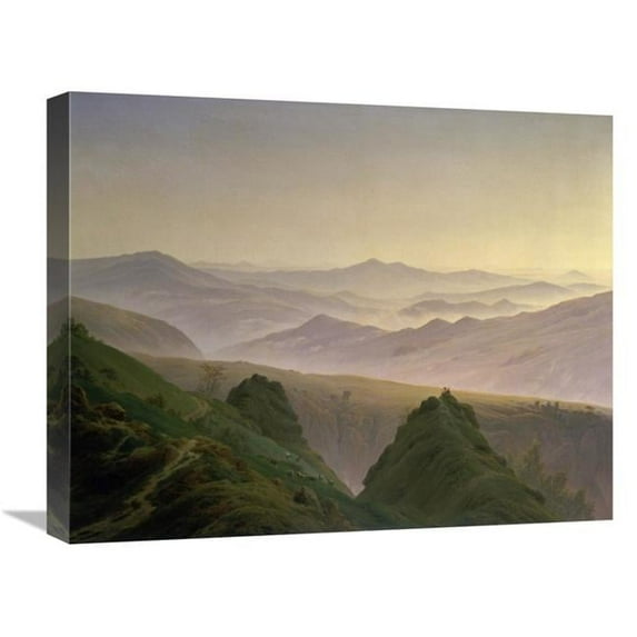 22 in. Morning in the Mountains Art Print - Caspar David Friedrich