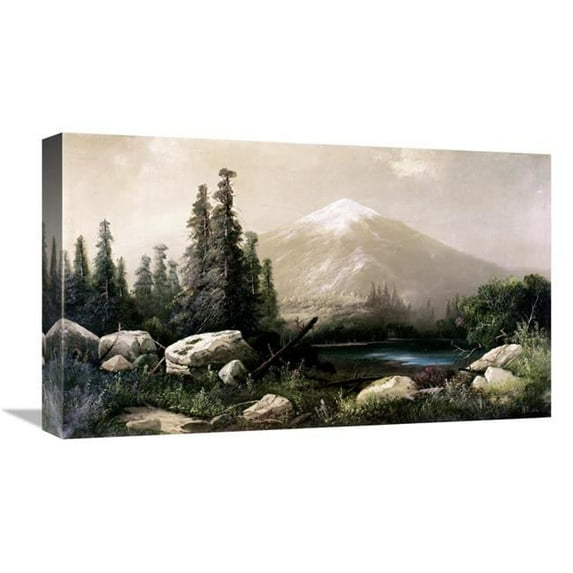 22 in. Mount Shasta, California Art Print - Thomas Hill