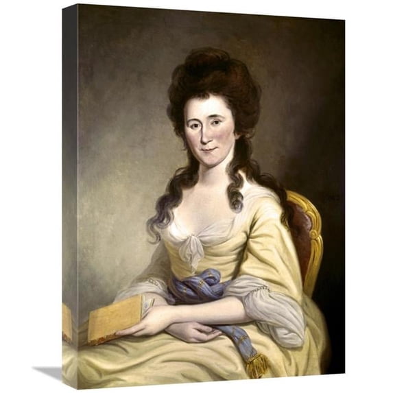 22 in. Mrs Fredrick Greene Art Print - Charles Willson Peale