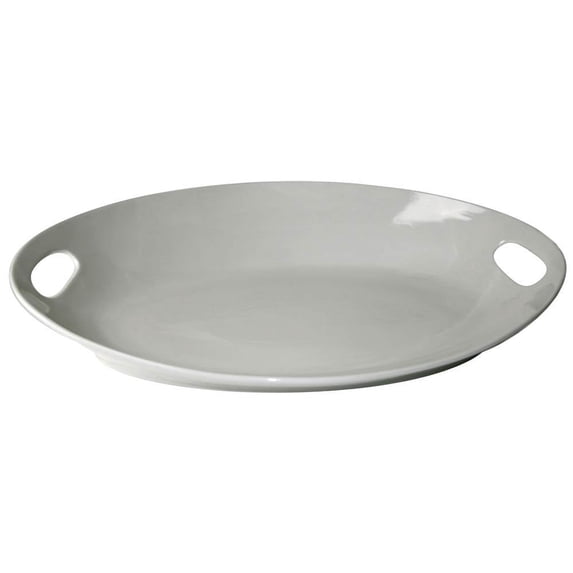 22 in. Oval Handle Platter