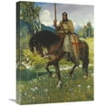 thumbnail image 1 of 22 in. Parsifal in Quest of the Holy Grail Art Print - Ferdinand Leeke, 1 of 1