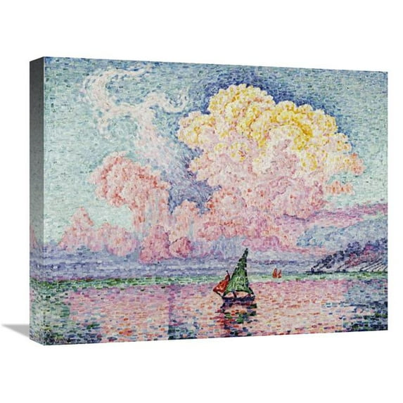 22 in. Pink Clouds, Antibes Art Print - Paul Signac