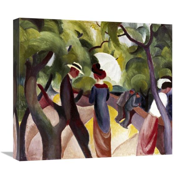 22 in. Promenade Art Print - August Macke