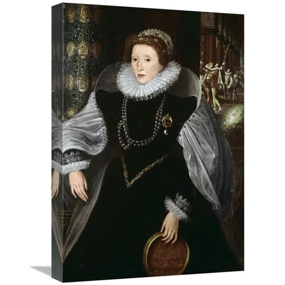 22 in. Queen Elizabeth of England Art Print - Federico Zuccari