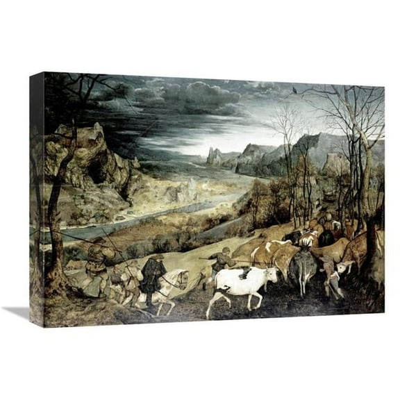 22 in. Return of the Herd Art Print - Pieter Bruegel The Elder