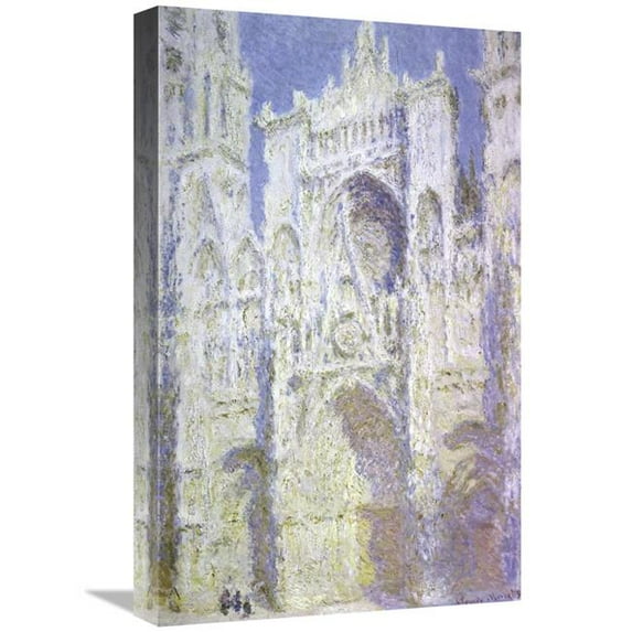 22 in. Rouen Cathedral - West Facade, Sunlight Art Print - Claude Monet
