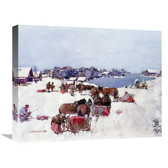 22 in. Sani by the Lake Art Print - Sergei M. Kolesnikoff
