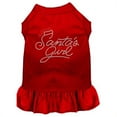 thumbnail image 1 of 22 in. Santas Girl Rhinestone Dog Dress, Red - 4X, 1 of 1