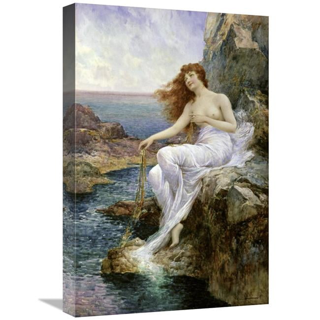奥能登発！Sea Nymph
- プレジャーボート
-  12フィート 22 in. Sea Nymph Seated on a Rock with a Ribbon Seaweed Art Print