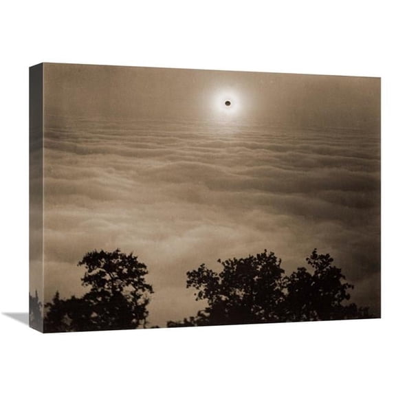 22 in. Solar Eclipse from Santa Lucia Range, California, January 1, 1889 Art Print - Carleton Watkins