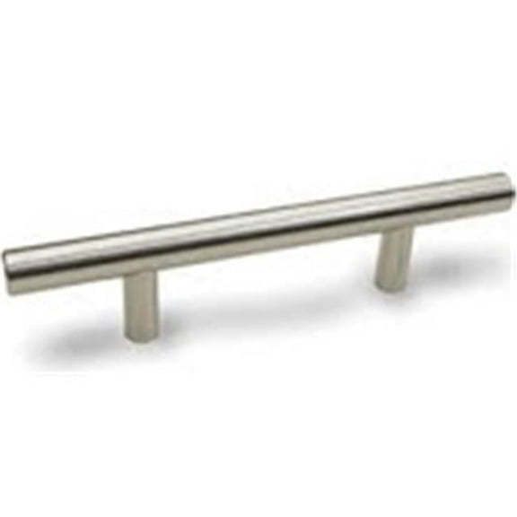 22 in. Solid Stainless Steel Brushed Nickel Kitchen Bar Handle