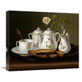 thumbnail image 1 of 22 in. Still Life of Porcelain & Biscuits Art Print - George Forster, 1 of 1