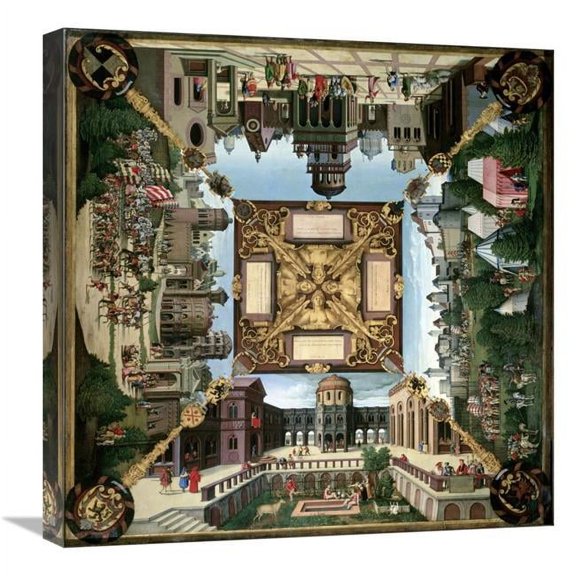 22 in. Story of David Art Print - Hans Sebald Beham