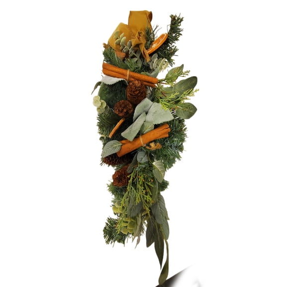 22" Ashland Spicy Teardrop Decorative Bush