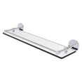 thumbnail image 1 of 22-in Tempered Glass Shelf with Gallery Rail in Polished Chrome, 1 of 5