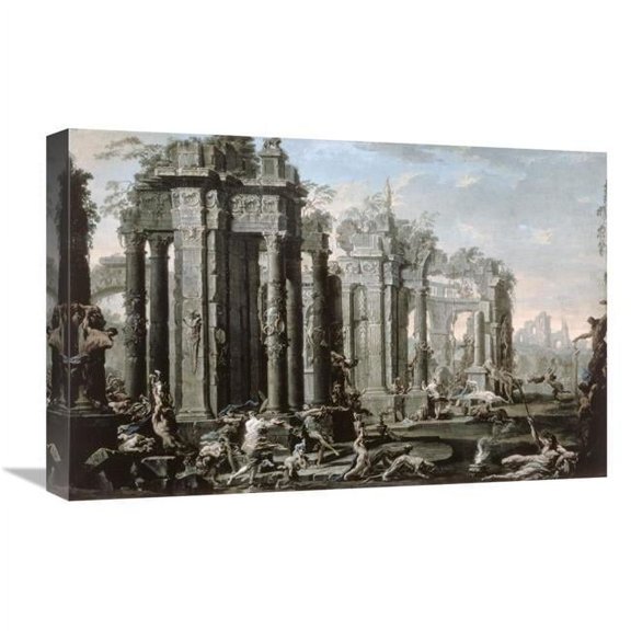 22 in. The Bacchanal Art Print - Alessandro Magnasco