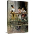 thumbnail image 1 of 22 in. The Balcony Art Print - Eugene Von Blaas, 1 of 1