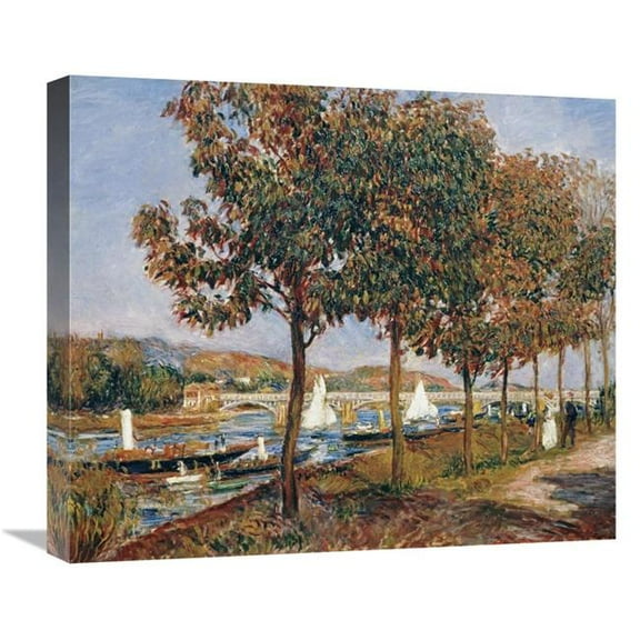 22 in. The Bridge at Argenteuil Art Print - Pierre-Auguste Renoir