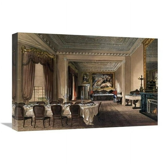 22 in. The Dining Room, Osborne House Art Print - James Roberts