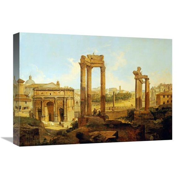 22 in. The Forum, Rome Art Print - Jean Victor Louis Faure