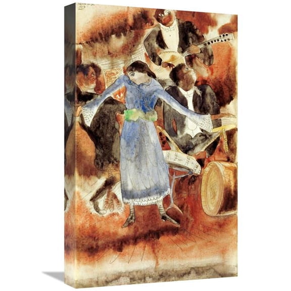 22 in. The Jazz Singer Art Print - Charles Demuth