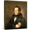 thumbnail image 1 of 22 in. The Poet Aleksandr Sergeevich Pushkin Art Print - Russian School, 1 of 1