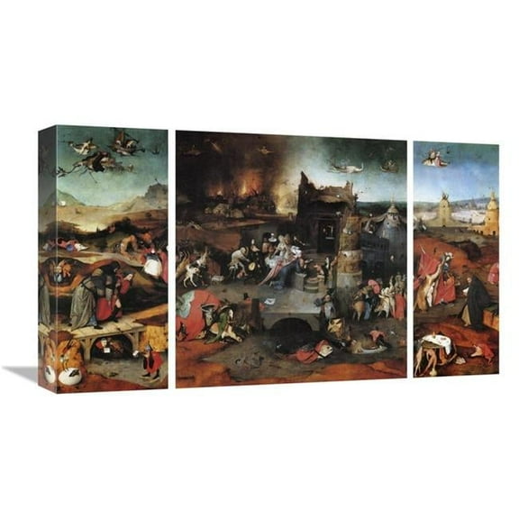 22 in. The Temptation of St Anthony Art Print - Hieronymus Bosch