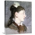 thumbnail image 1 of 22 in. The Young Woman with a Wing Collar, Profile - La Jeune Fille Au Col casse Art Print - Edouard Manet, 1 of 1