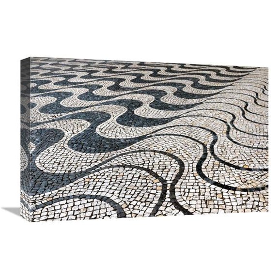 22 in. Tile Waves Art Print - Vic Schendel
