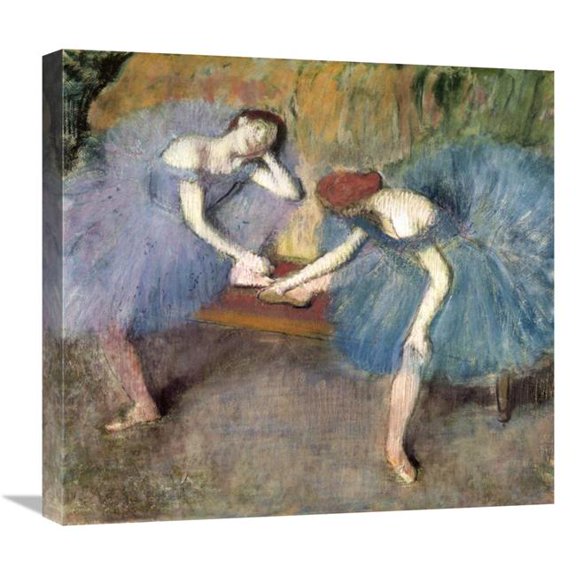 22 in. Two Dancers Resting, C. 1905-1910 Art Print - Edgar Degas