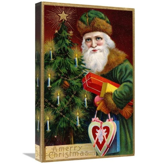 22 in. Vintage Santa II Art Print - Unknown