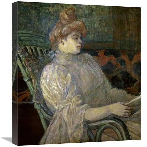 22 in. Woman Reading - Femme Lisant Art Print - Henri Toulouse-Lautrec