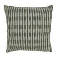 thumbnail image 1 of 22 in. Woven Line Square Pillow Cover, Green, 1 of 1