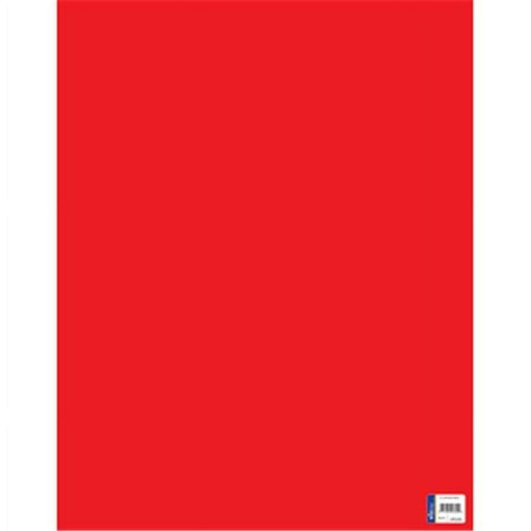 22 in. X 28 in. Red Poster Board 25 Count