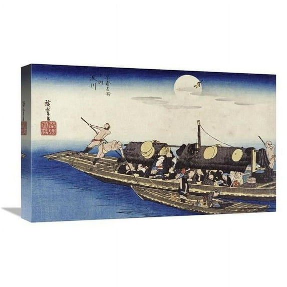 22 in. Yodo River Art Print - Hiroshige