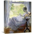 thumbnail image 1 of 22 in. Young Woman Sewing Art Print - Gari Melchers, 1 of 1