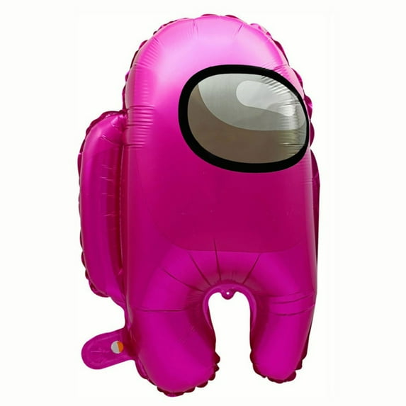 22 inch Among Us Crewmate - Pink (Air-Fill Only) Foil Mylar Balloon - Party Supplies Decorations