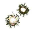 thumbnail image 1 of 22 inch Artificial Spring/Summer Wreath for Front Door Evergreen Eucalyptus Decoration Wreath with Berries Home Party Indoor Outdoor All Season Decor, 1 of 6