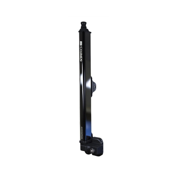 Safetech Hardware 22-inch Magnetic Top Pull Pool Gate Latch - Key Lockable | Pool Gate Safety Latch | Heavy Duty Vertical Self-Locking Latch | Vinyl & Aluminum/Metal Gates, Any Square Post - Black
