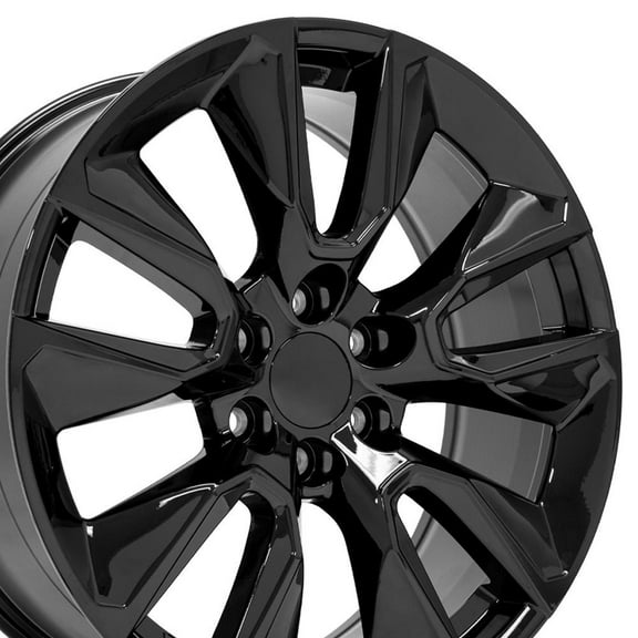 22 inch Replica Wheel for Chevrolet Silverado 1500 - CV32 Black 22x9