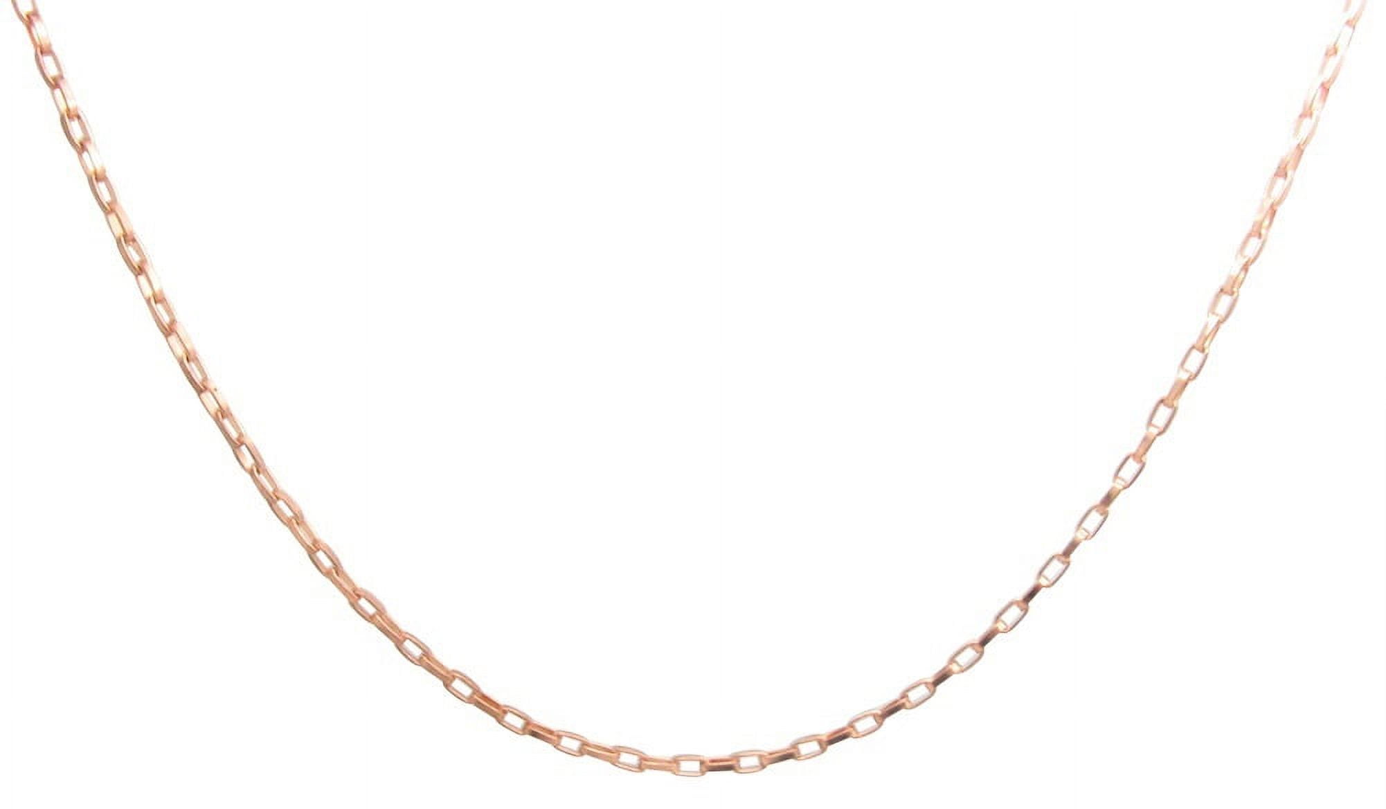 22 inch Solid Copper chain CN665G, 1/8 of an inch wide. - Walmart.com
