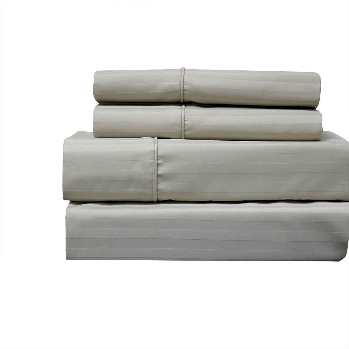 22inch Super Deep Pocket Bed Sheets Wrinkle Free Cotton 650TC Damask Striped King Linen