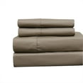 thumbnail image 1 of 22-inch Super Deep Pocket Bed Sheets Wrinkle Free Cotton 650TC Solid - King - Taupe, 1 of 2