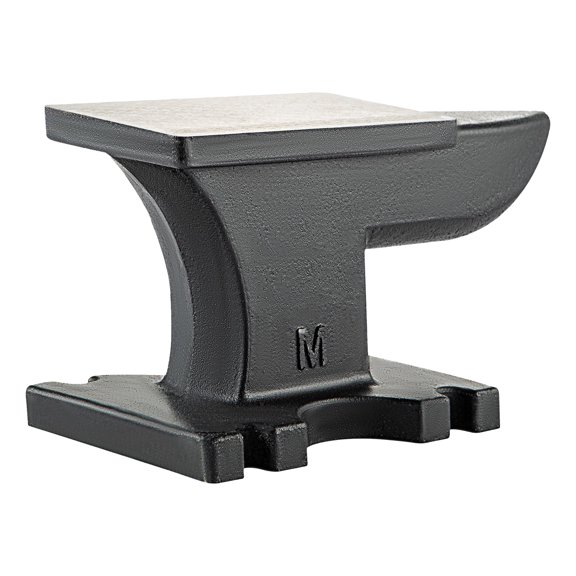 22 lbs Cast Iron Single Horn Anvil 6.69 x 3.54 Inch Rugged Round Horn Anvil Blacksmith for Bending Shaping Twisting Forging Riveting Flattening