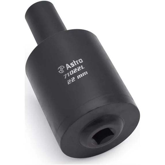 22 mm x 0.5 in. Drive Lug Nut Drum Socket