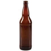 22 oz Beer Bottles- AMBER- Case of 12